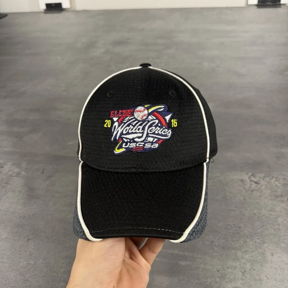 USSSA Softball Hat Black Red Neon Yellow Performance Light Breathable Trucker‎